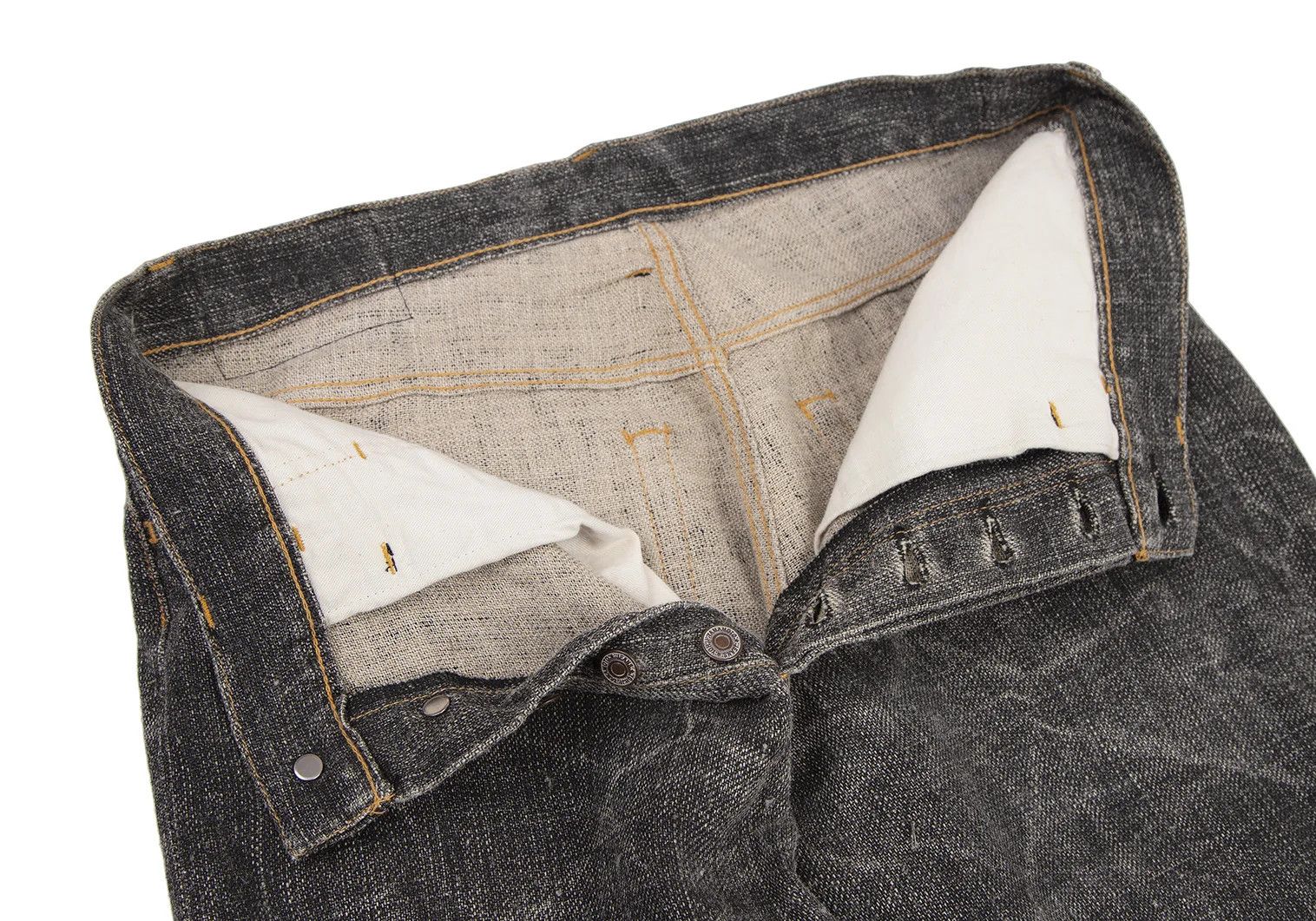 Yohji Yamamoto Yohji Yamamoto Coarse Weave Linen Jeans Pants Size US 32 / EU 48 - 6 Thumbnail