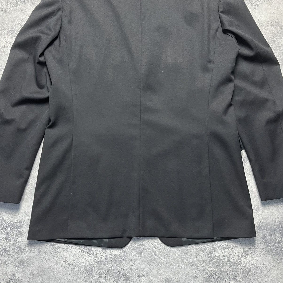 Hugo Boss Hugo Boss Da Vinci Lucca Black Wool Blazer Jacket Luxury Size 42L - 12 Thumbnail