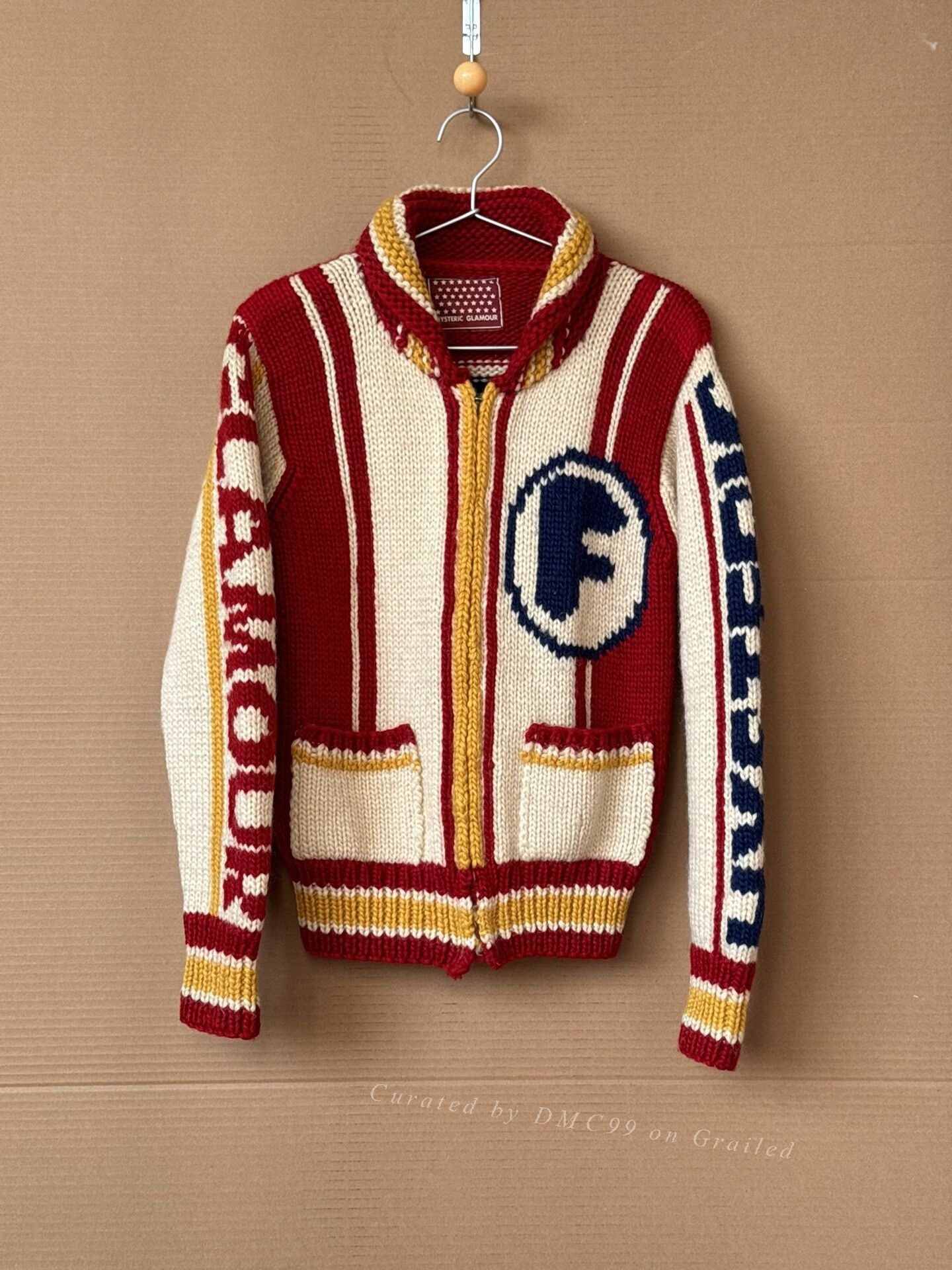 Hysteric Glamour Hysteric glamour rainbow knit sad smiley | Grailed
