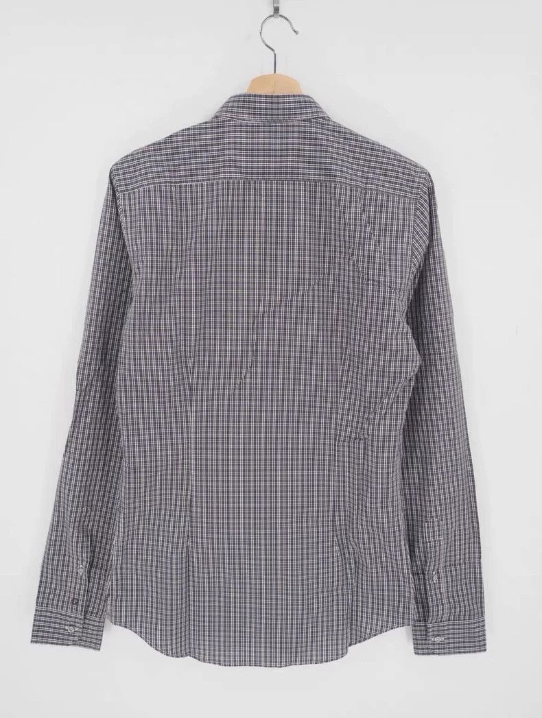 Gucci GUCCI Dark blue little plaid old money shirt Size US XXS / EU 40 - 2 Thumbnail