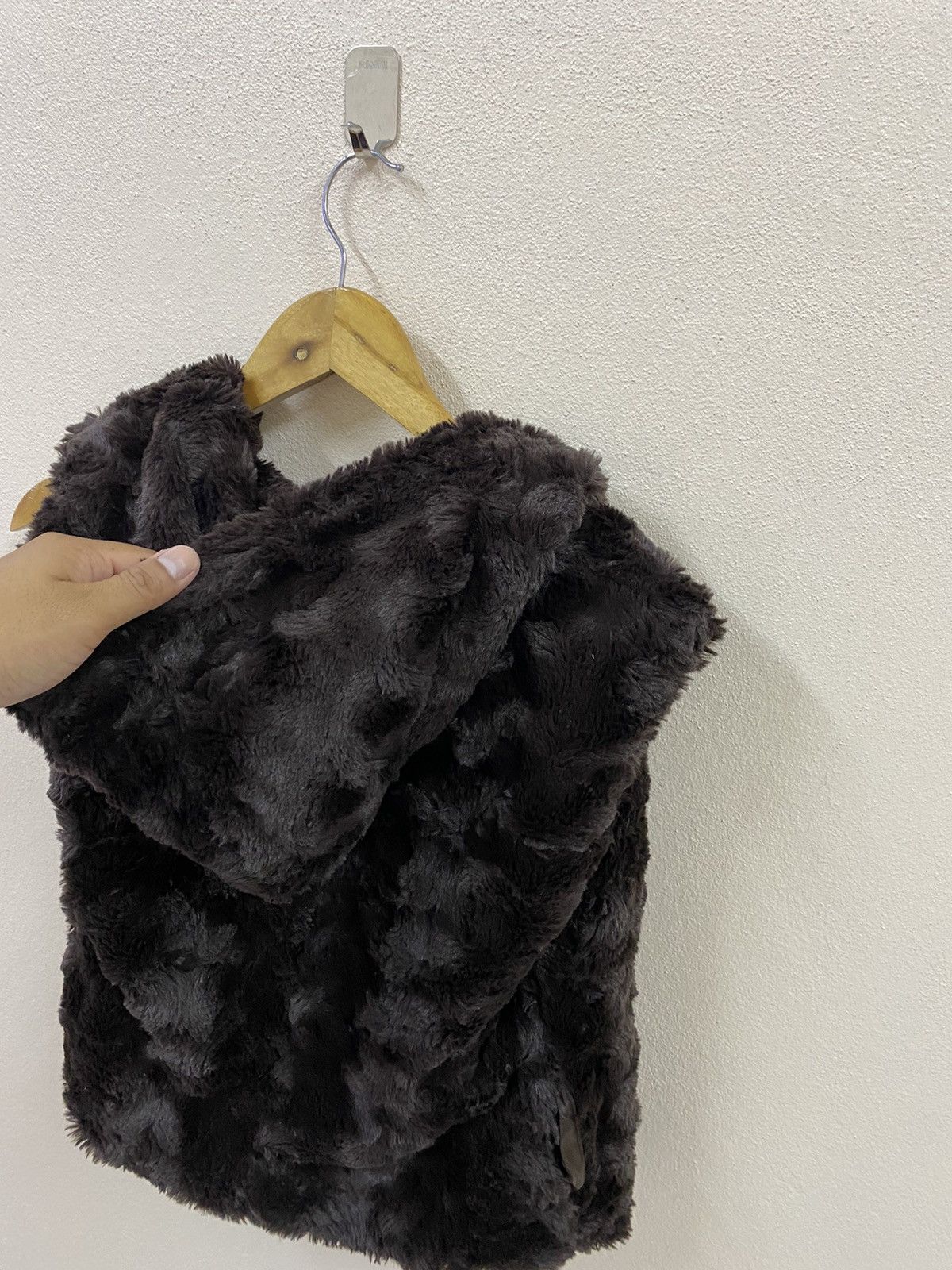 Vintage Vtg Let Me Glow Fur Mohair Vest Size US M / EU 48-50 / 2 - 7 Thumbnail