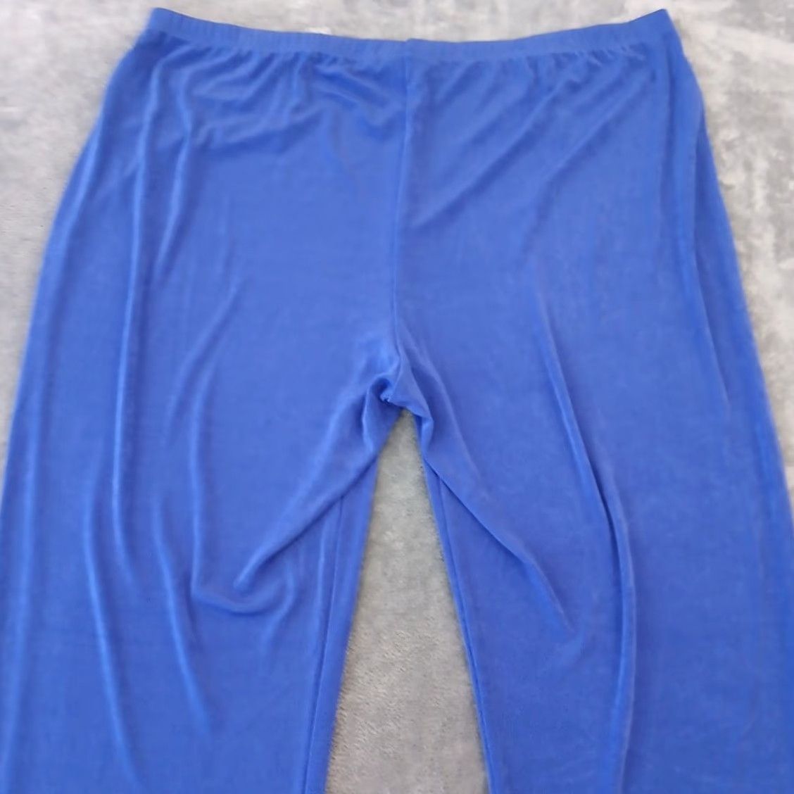 Vintage Chico's Pants Womens 2XL Tall Ankle Purple Pull On Straight 42 in Inseam 32.5 in High Rise NWT Size 40" / US 18 - 7 Thumbnail