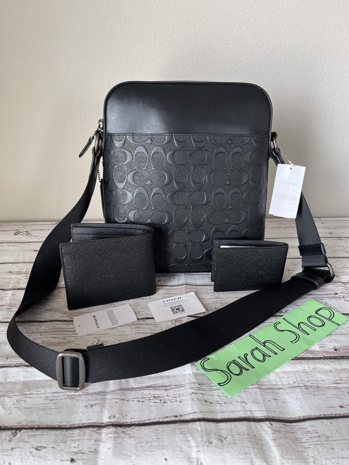 Coach Coach Houston Flight Bag In Signature Leather Set Size ONE SIZE - 3 Thumbnail