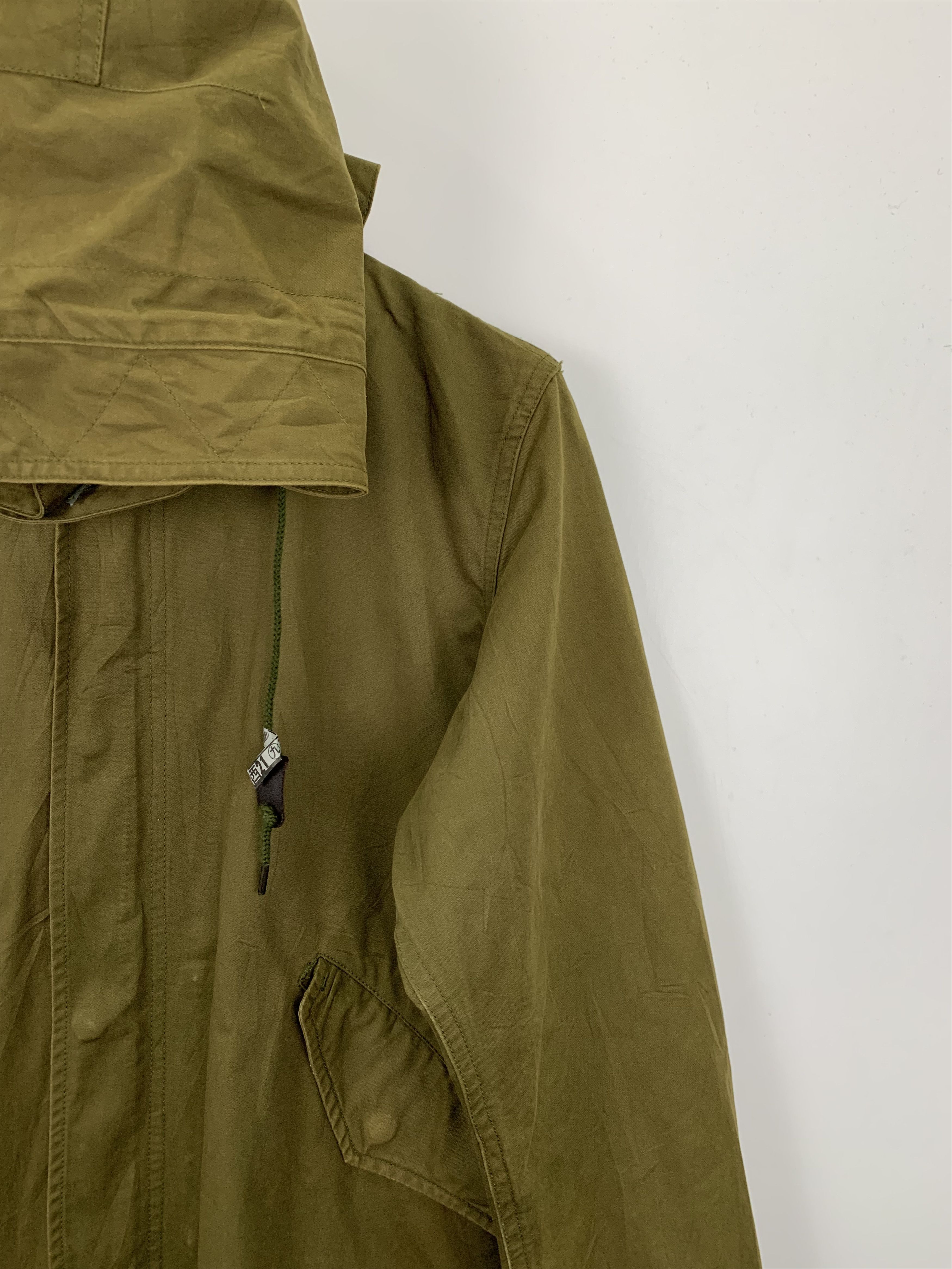 Japanese Brand Vintage Journal Standard Hoodie Parka Jacket Military J0816 Size US L / EU 52-54 / 3 - 8 Thumbnail