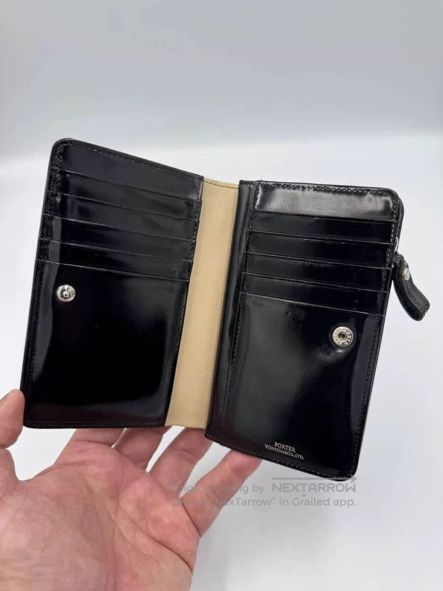 Porter luxurious porter leather wallet in classic black. Size ONE SIZE - 4 Thumbnail
