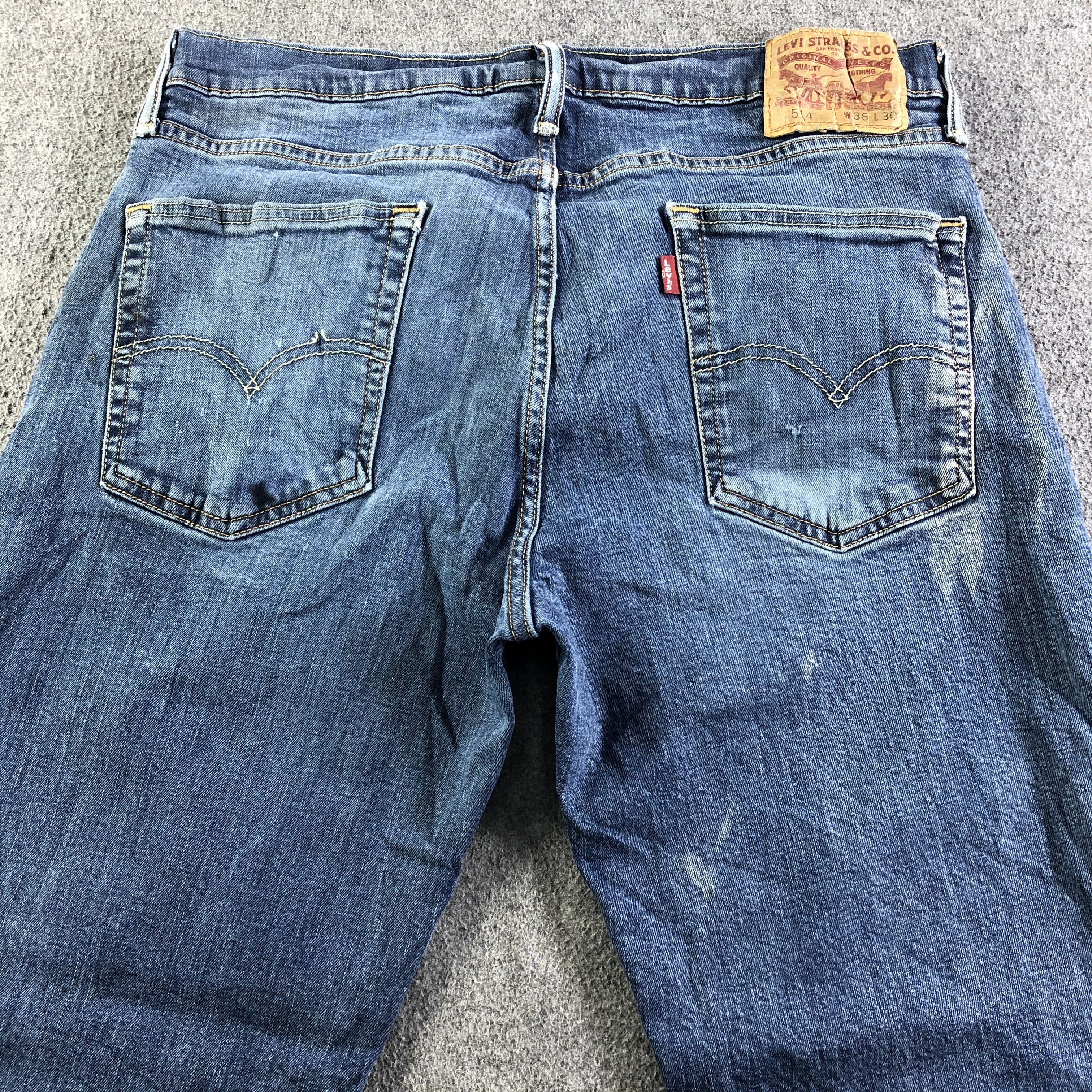Levi's Vintage Blue Wash Levis 514 Jeans-J4229 Size US 34 / EU 50 - 4 Thumbnail