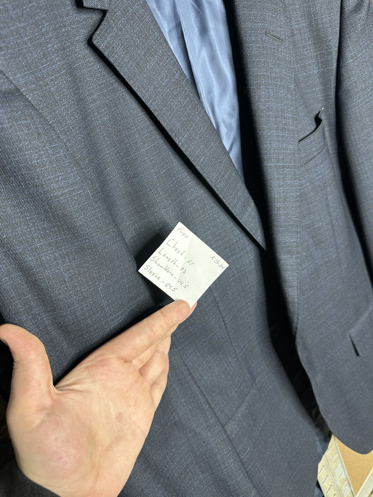 Hugo Boss Hugo Boss Tailored Wool Suit Blazer Jacket Size IT 48 Size 48R - 8 Thumbnail