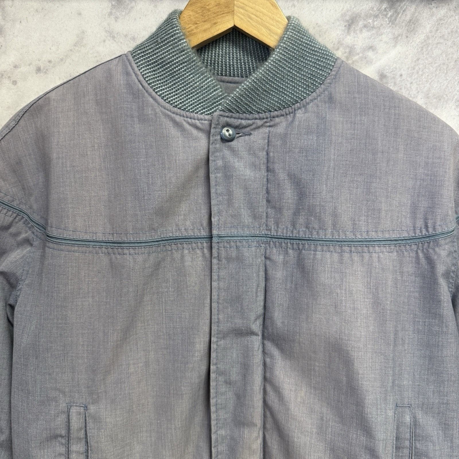 Vintage Vintage Derby of San Francisco Bomber Jacket Mens 36 Gold Size US S / EU 44-46 / 1 - 3 Thumbnail