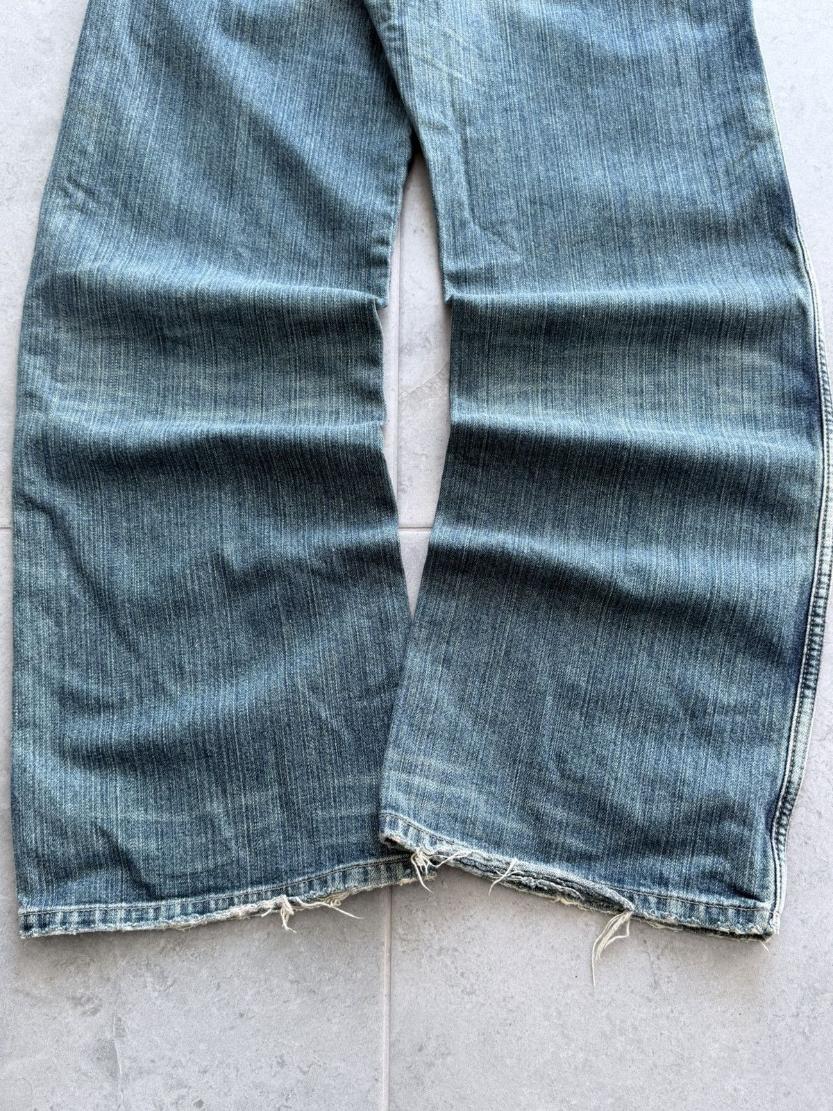 Marithe + Francois Girbaud Archive 00s Marithe + Francois Girbaud Washed Denim Jeans Size US 31 - 10 Thumbnail