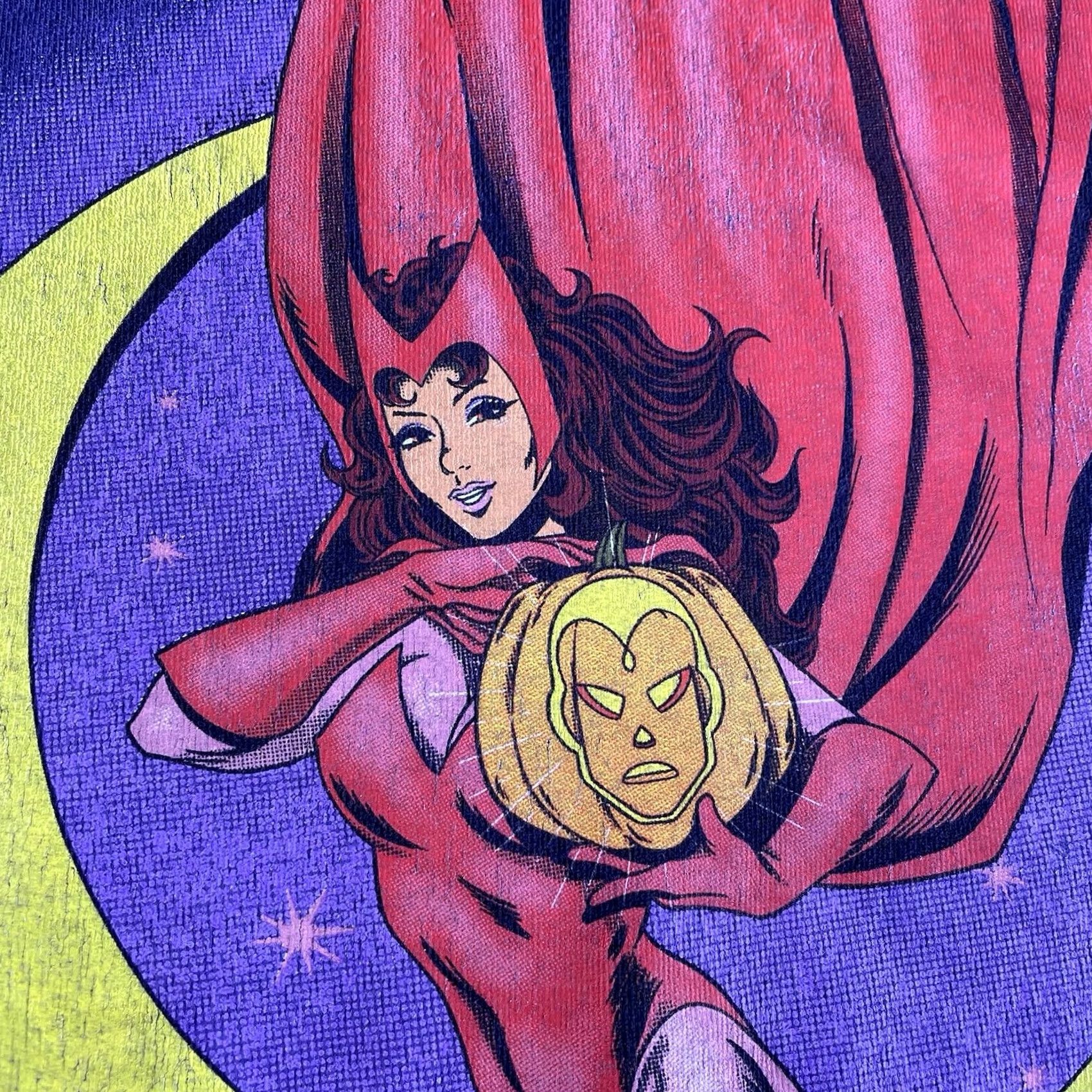 Vintage VENGEANCE Scarlet Witch Shirt Mens XXL T-Shirt Marvel Comics 2023 6 Variant Purple Design Size US XXL / EU 58 / 5 - 3 Thumbnail