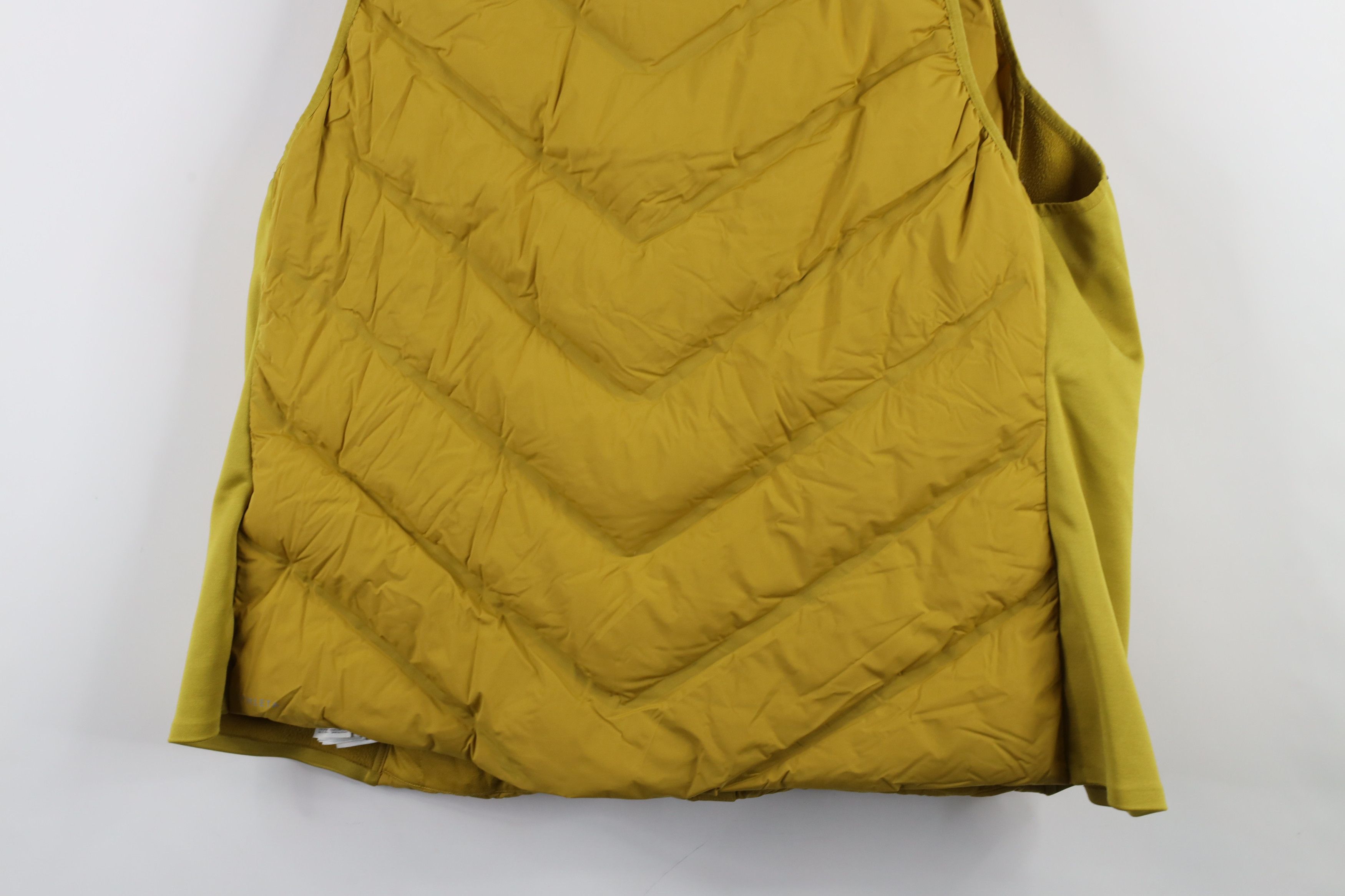 Athleta × Vintage Athleta Down Insulated Full Zip Puffer Vest Jacket Yellow Size XXL / US 16-18 / IT 52-54 - 15 Thumbnail