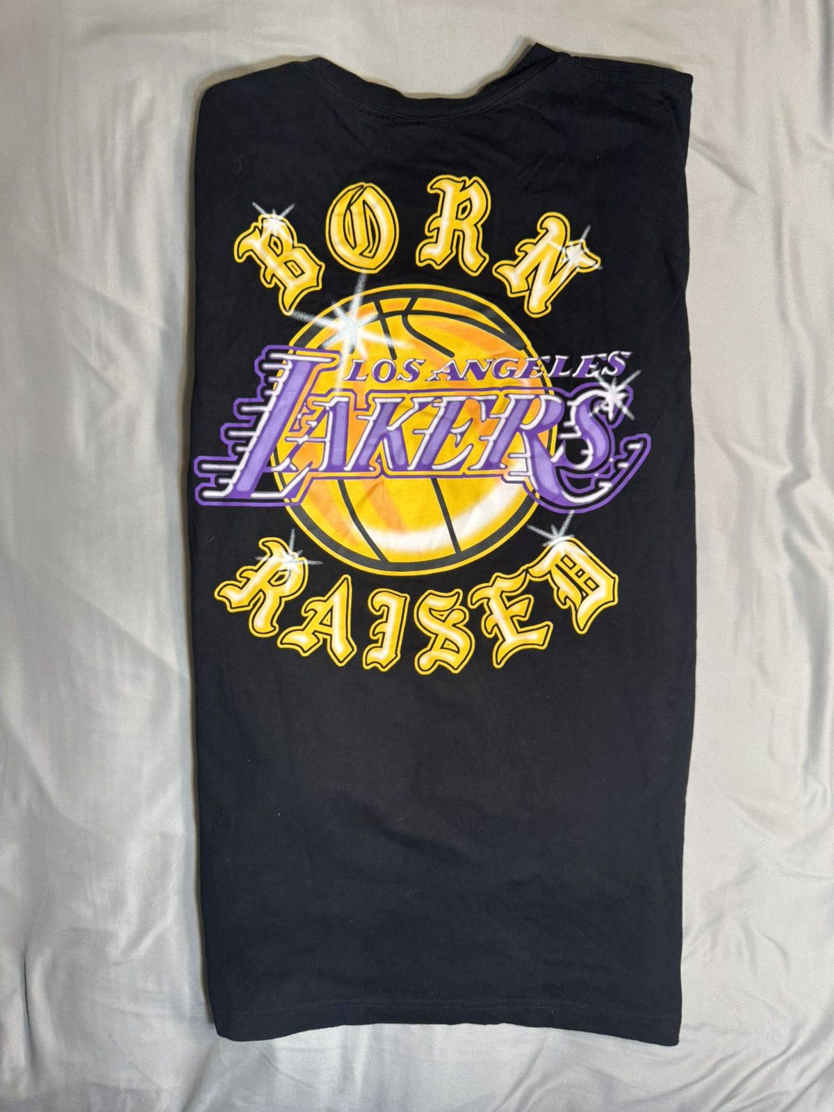 Born X Raised × New Era BORN X RAISED LAKERS SPRAY PAING LONG SLEEVE Size US XL / EU 56 / 4 - 2 Thumbnail