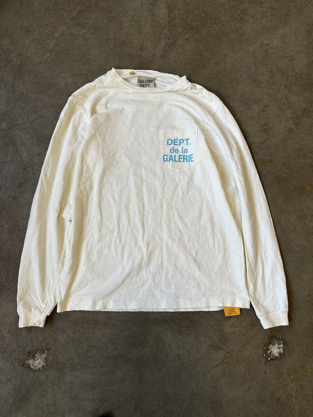 GALLERY DEPT LONG SLEEVE TEE (白 / Mサイズ) Gallery Department Souvenir Long Sleeve Tee Shirt White
