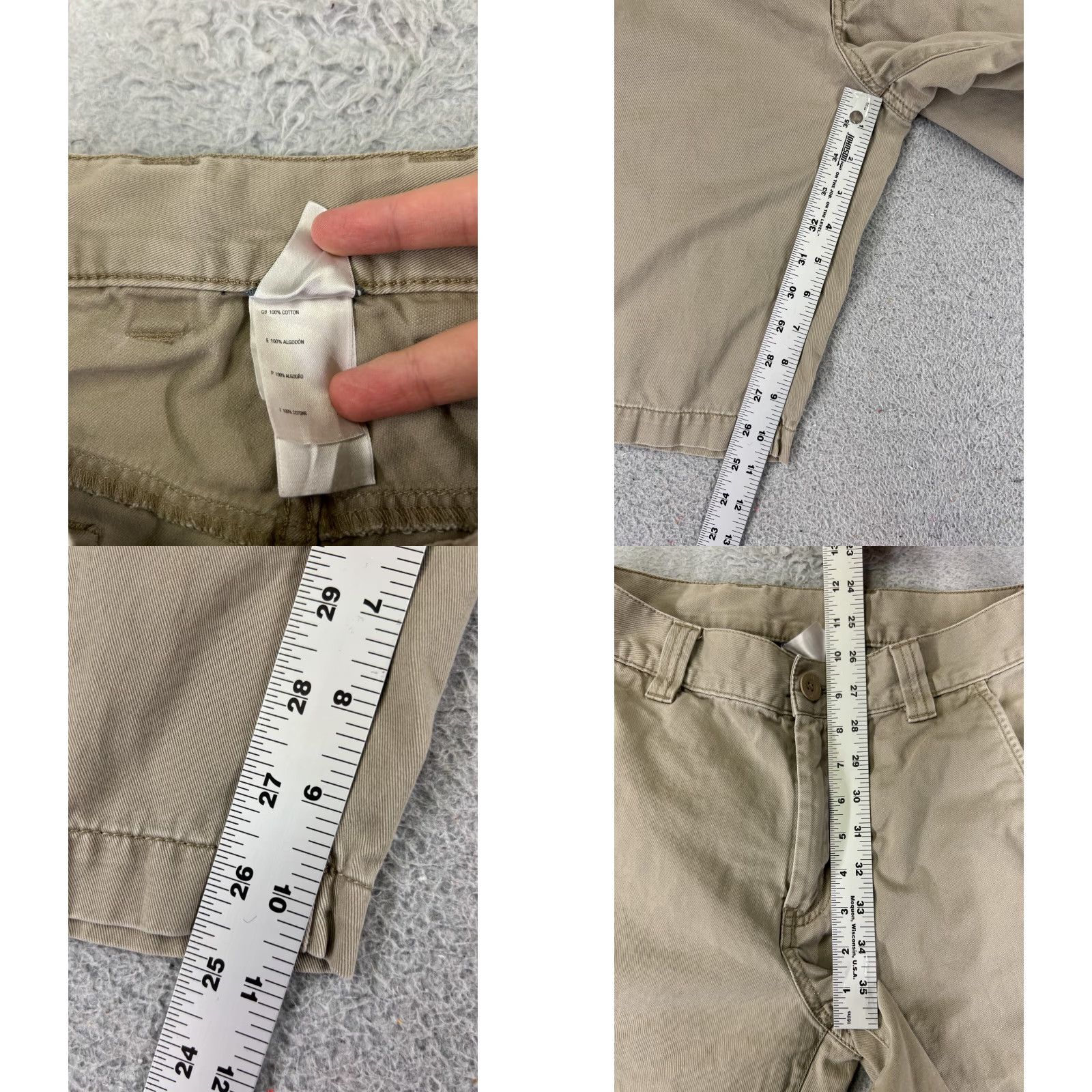 The North Face The North Face Shorts Men 30 Beige Cotton Twill Blend Chino Hiking Camping 30x10 Size US 30 / EU 46 - 8 Thumbnail
