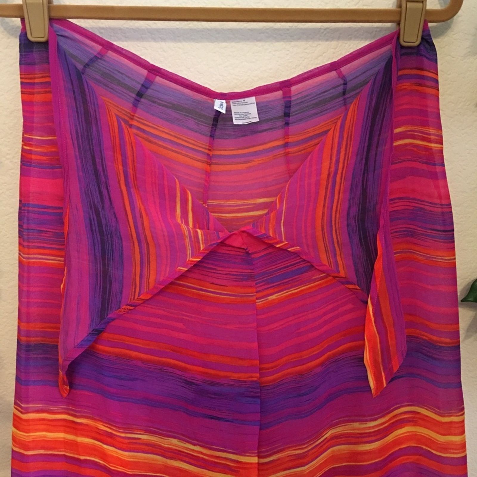 Other Kathy Ireland colorful summer swim sarong pants Size 32" / US 10 / IT 46 - 3 Thumbnail