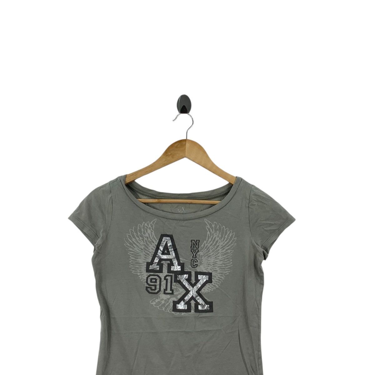 Armani Exchange ARMANI EXCHANGE AX Collection Reflective Logo Tee Shirt Top Size S / US 4 / IT 40 - 2 Thumbnail