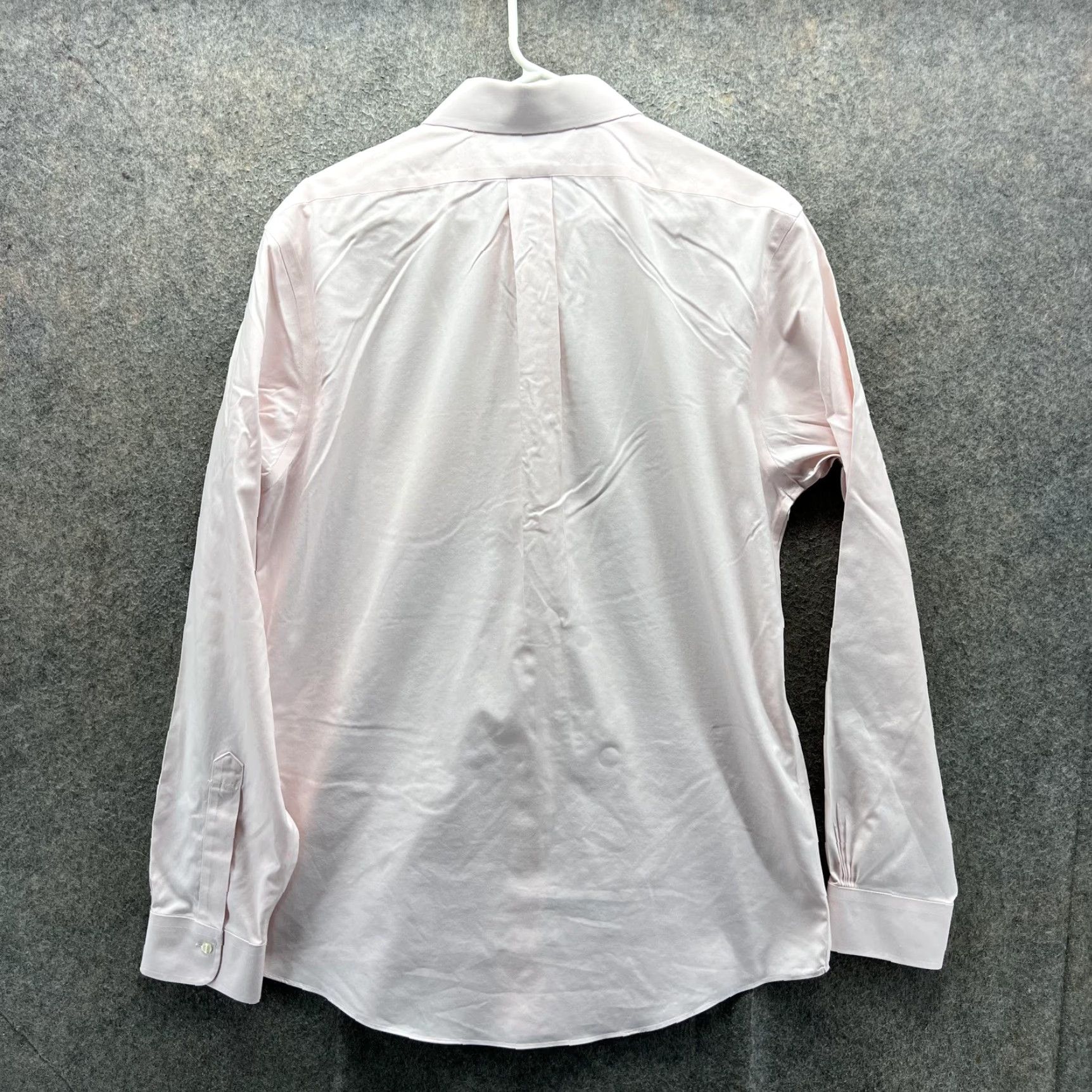 Brooks Brothers Brooks Brothers Dress Shirt Mens 15.5 Pink Solid Slim Regent Non Iron Shirt 34/35 Sleeve Button Cuff Mens Size 42R - 7 Thumbnail