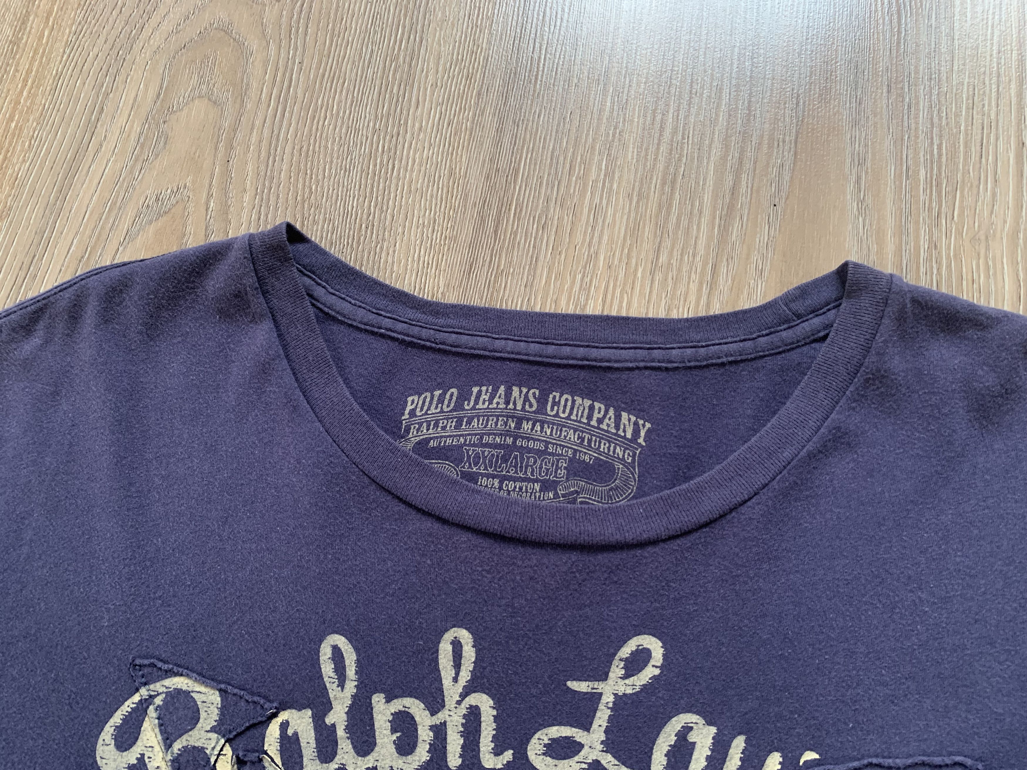 Polo Ralph Lauren × Ralph Lauren × Vintage Polo Ralph Lauren Vintage Printed T-Shirt Size US XXL / EU 58 / 5 - 4 Thumbnail