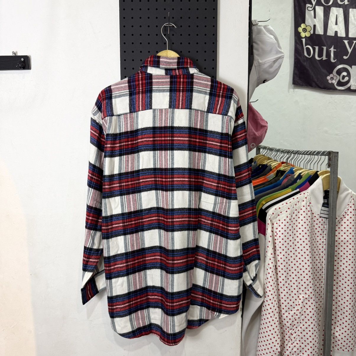 Japanese Brand Vintage BALLY plaid wool flannel shirt Size US XL / EU 56 / 4 - 3 Thumbnail