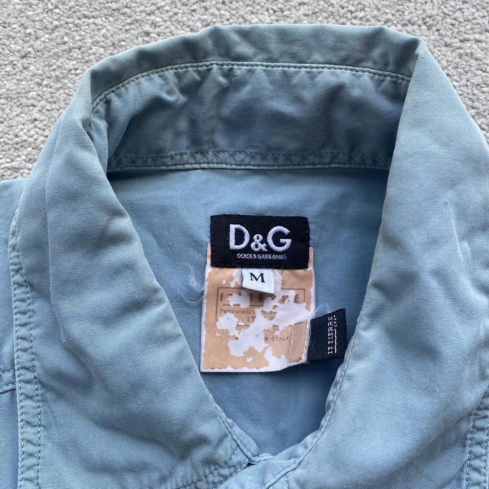 Dolce & Gabbana Dolce & Gabbana D&G Vintage Short Sleeve Button Up Shirt Size US M / EU 48-50 / 2 - 6 Thumbnail