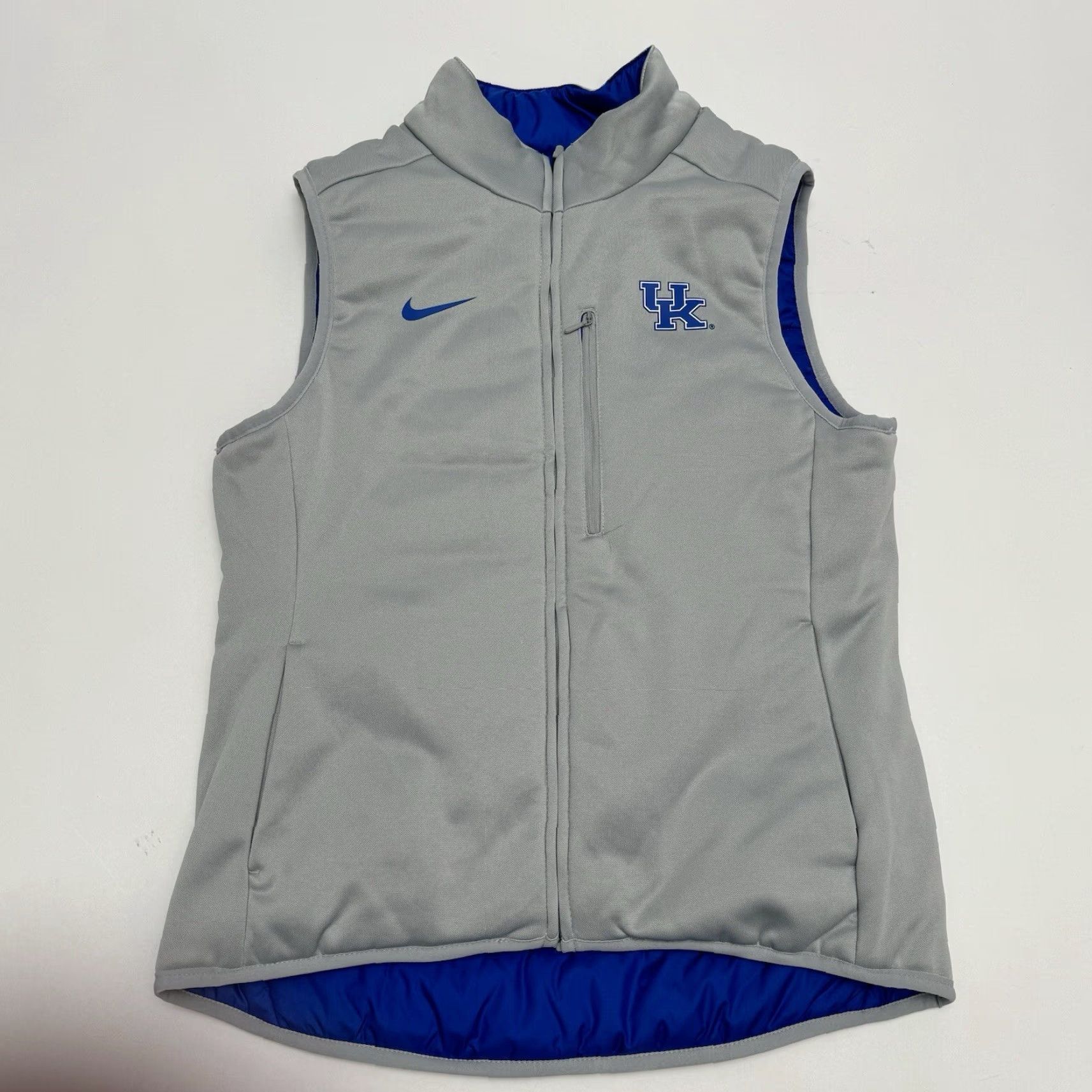 Nike NIKE Shield Men's Small University of Kentucky Puffer Vest REVERSIBLE Wildcats Windbreaker University 90s? Size US S / EU 44-46 / 1 - 4 Thumbnail