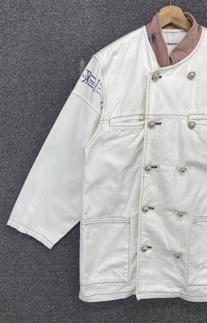 Kansai Yamamoto Vintage 90 Kansai Yamamoto Double Breasted Denim Coat Jacket Size US M / EU 48-50 / 2 - 3 Thumbnail
