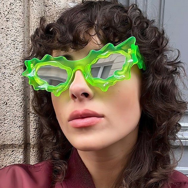 Electric Visual Vibe Street ins style custom avant-garde sunglasses Size ONE SIZE - 2 Thumbnail