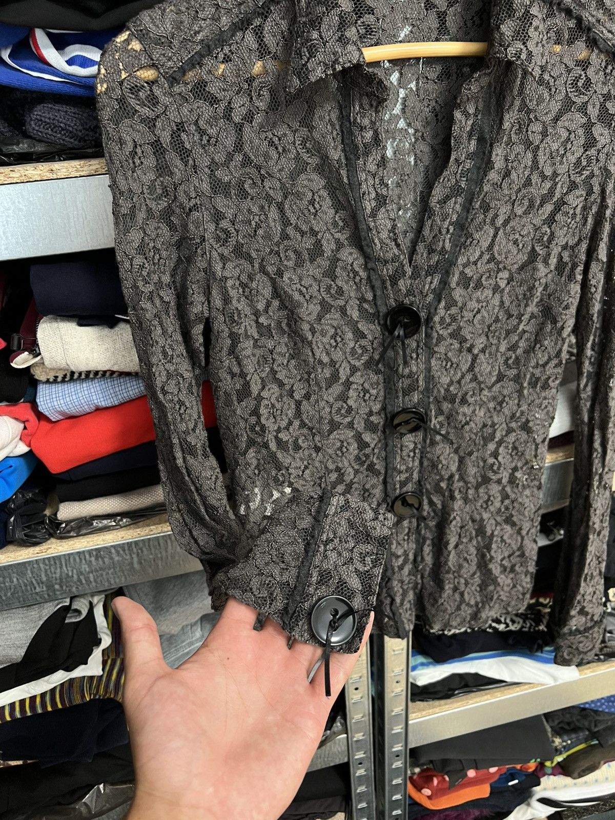 Gerard Darel Gerard Darel Crochet Lace Blazer Cardigan Size 40 Sweater Size S / US 4 / IT 40 - 6 Thumbnail