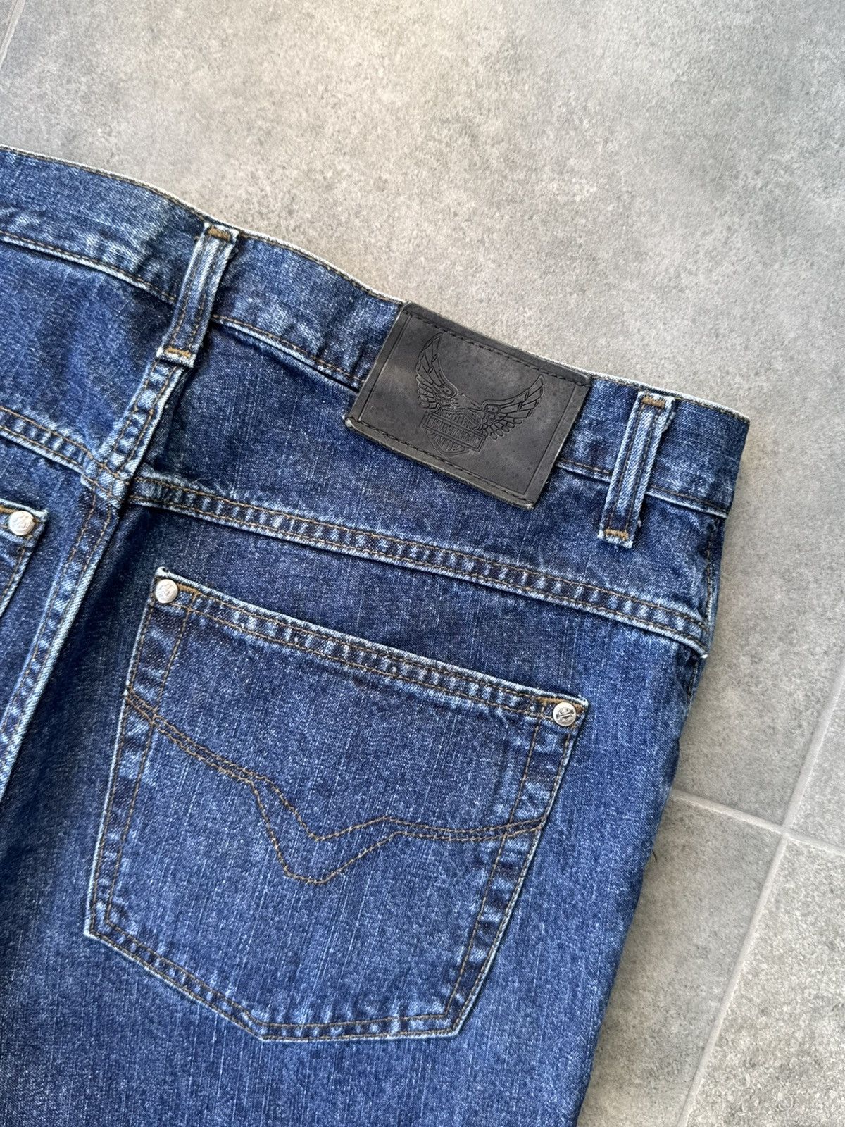 Harley Davidson Vintage Harley Davidson Jeans Opium Grunge Y2K Size US 32 / EU 48 - 8 Thumbnail