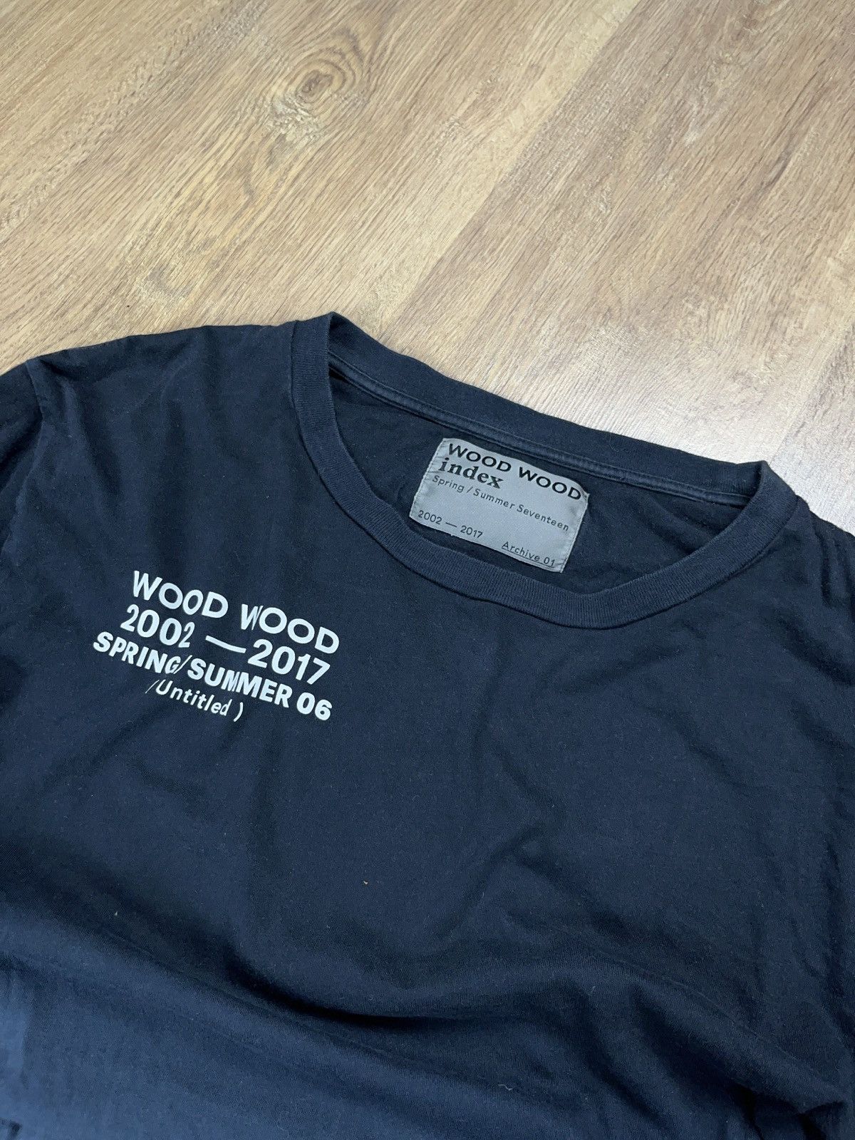 Designer × Wood Wood ➕wood wood index 2017 archive logo t-shirt Size US M / EU 48-50 / 2 - 2 Thumbnail