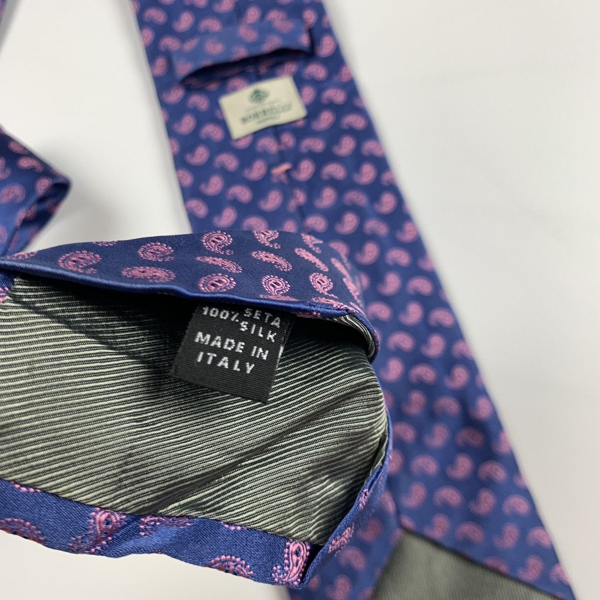 Luigi Borrelli Borelli Napoli paisley silk tie Size ONE SIZE - 2 Thumbnail