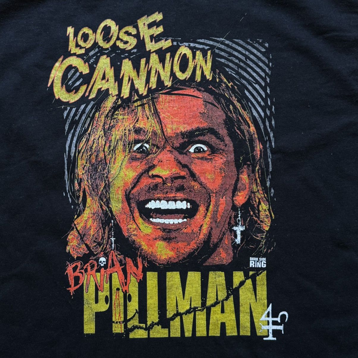 Gildan Brian Pillman Loose Canon Vintage Wrestling T Shirt Size US M / EU 48-50 / 2 - 2 Thumbnail