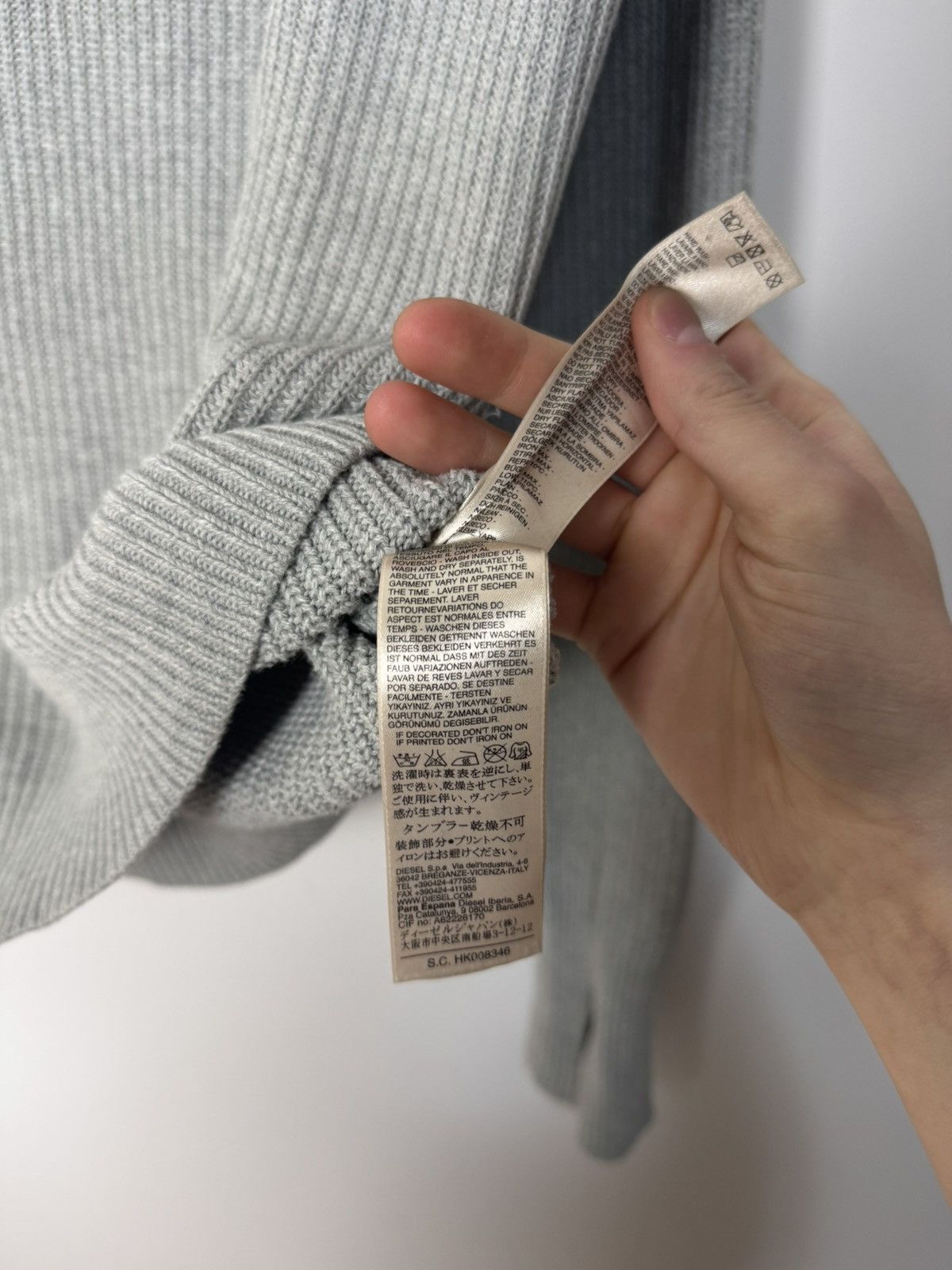 Diesel Vintage Diesel sweater Avantgarde minimalist style Size US M / EU 48-50 / 2 - 11 Thumbnail
