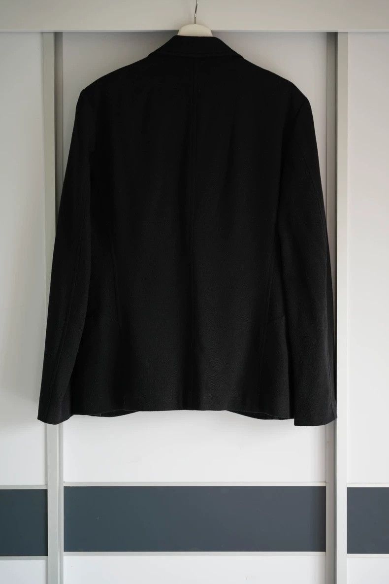 Yohji Yamamoto Yohji Yamamoto Yohji Yamamoto Black Suit with Leather Deta Size US S / EU 44-46 / 1 - 2 Thumbnail
