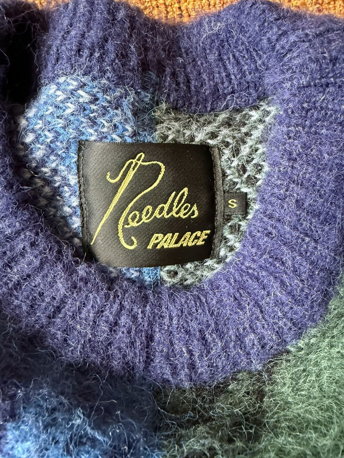 Palace x Needles Hairy Knit Sweater Size Small