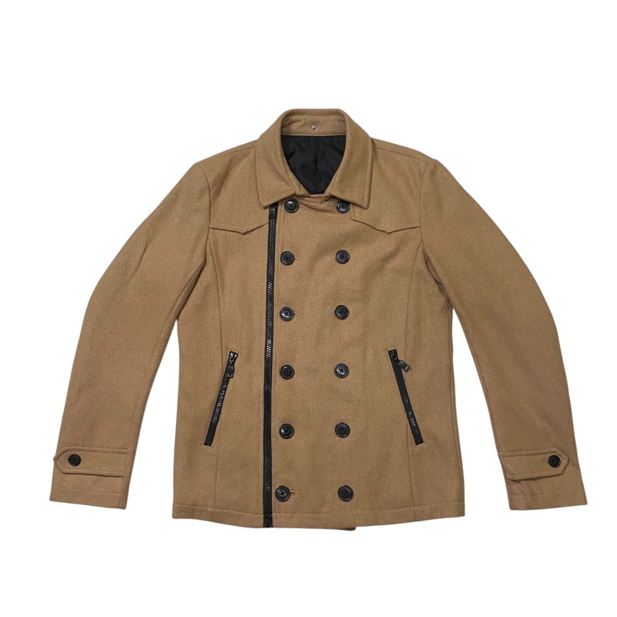Japanese Brand × semanticdesign Semantic Design double breasted peacoat jacket Size US L / EU 52-54 / 3 - 5 Thumbnail