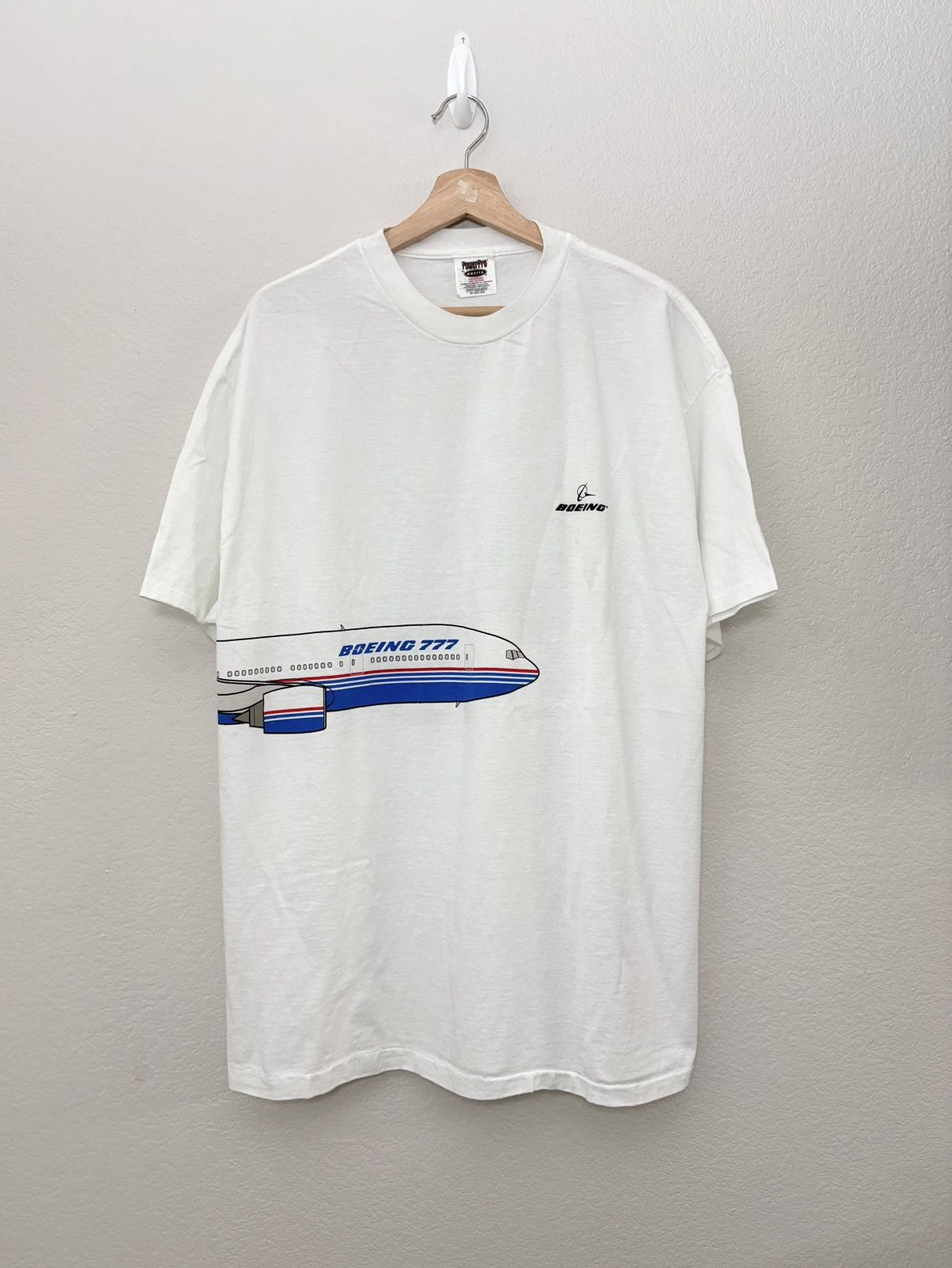 Vintage 90’s Boeing 777 All Over Wrap Around Single Stitch Vintage T Size US XXL / EU 58 / 5 - 1 Thumbnail