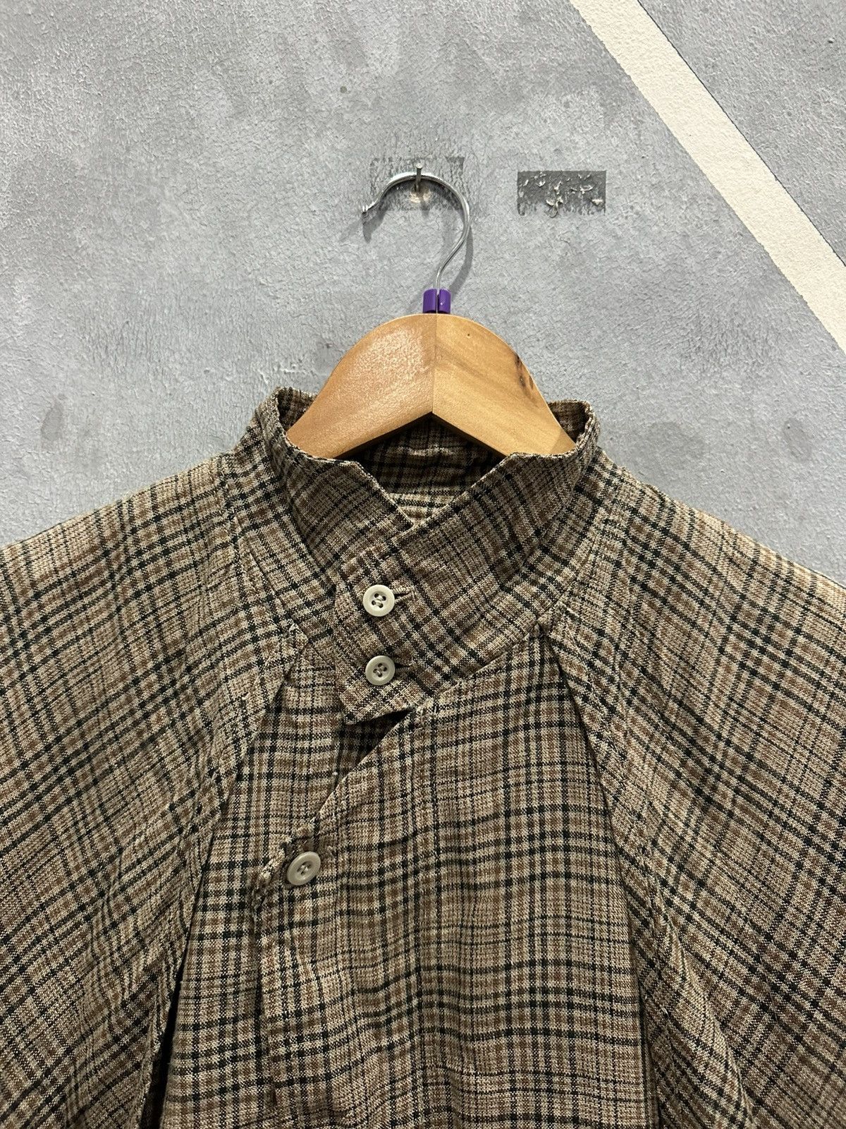 Tete Homme Tete Homme Katoh Kazutaka Plaid Bomber Zipper Jacket Size US L / EU 52-54 / 3 - 10 Thumbnail