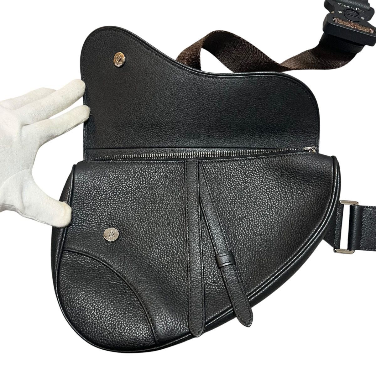 Dior × Travis Scott DIOR 2022AW × CACTUS JACK CALFSKIN LEATHER SADDLE BAG Size ONE SIZE - 2 Thumbnail