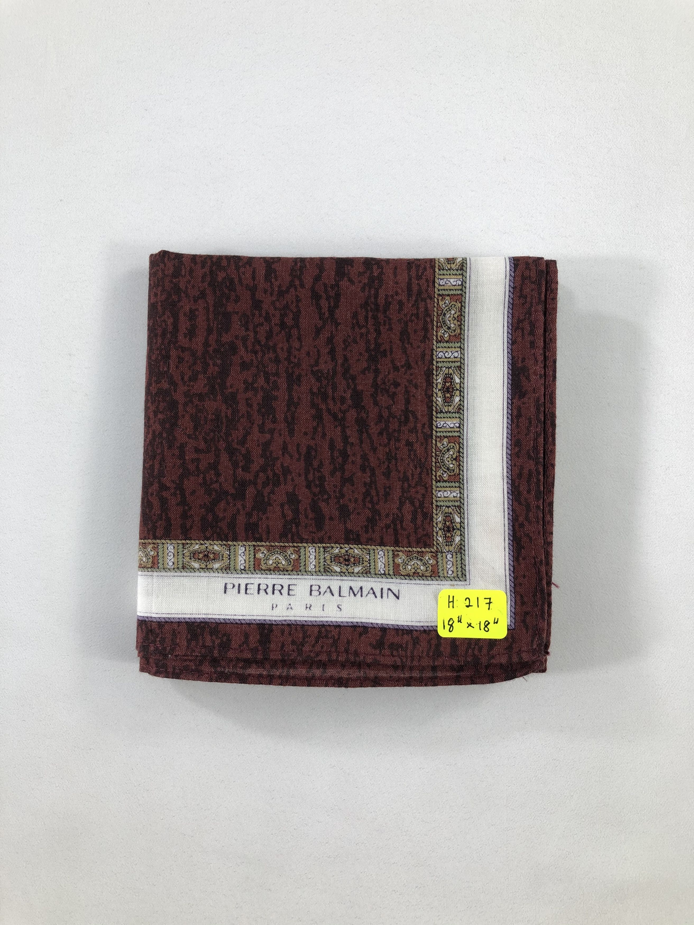Pierre Balmain × Vintage Pierre Balmain Handkerchief / Bandana / Neckerchief Size ONE SIZE - 4 Thumbnail