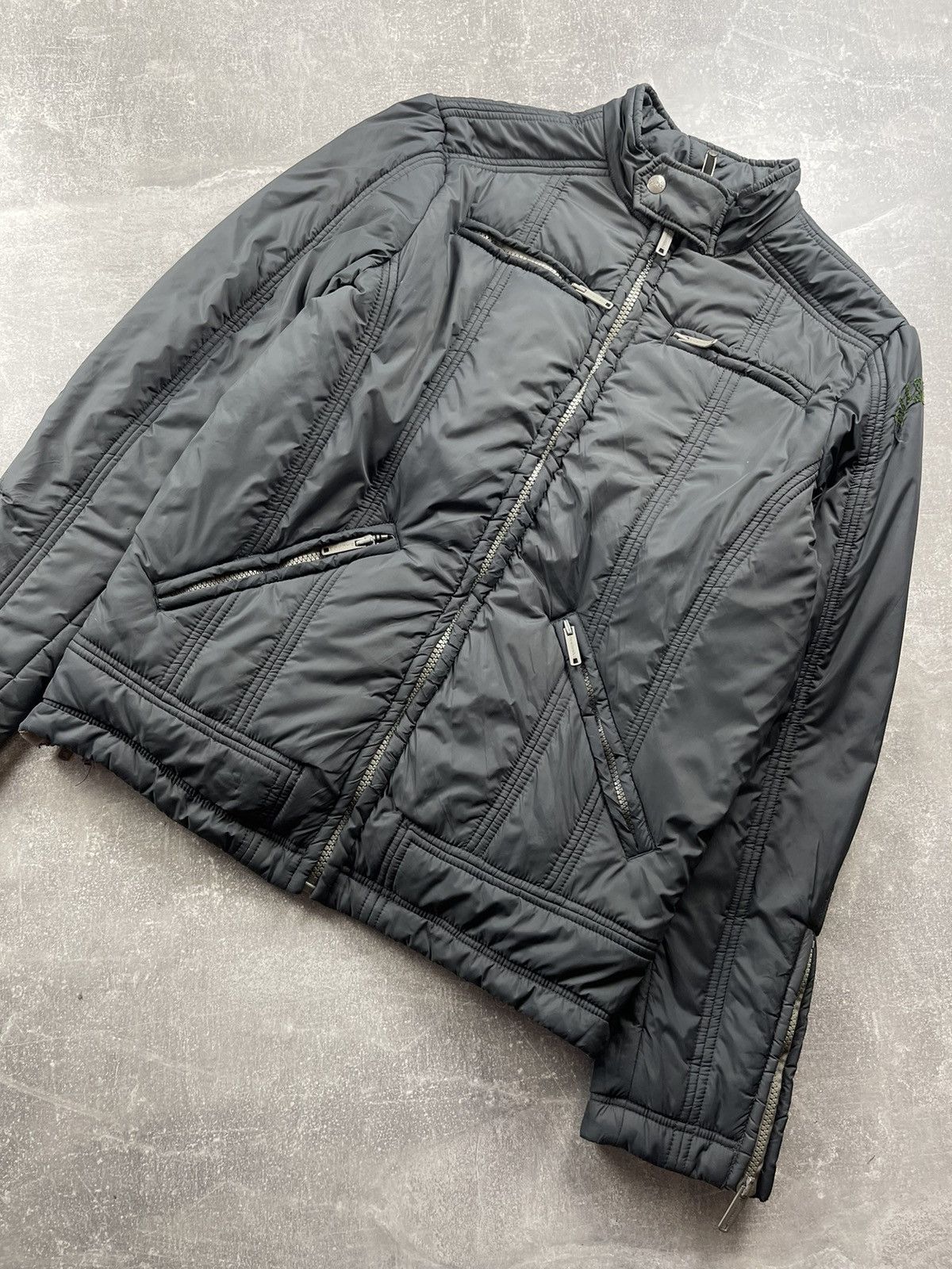 Diesel Diesel Padded Nylon Minimalist MultiPockets Jacket Black Size US M / EU 48-50 / 2 - 9 Thumbnail