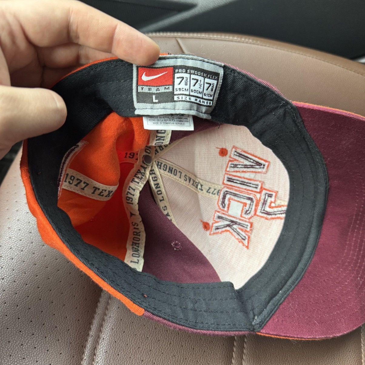 Nike × Vintage Vintage Nike Virginia Tech Hockies VICK 7 VT Cap Size ONE SIZE - 2 Thumbnail