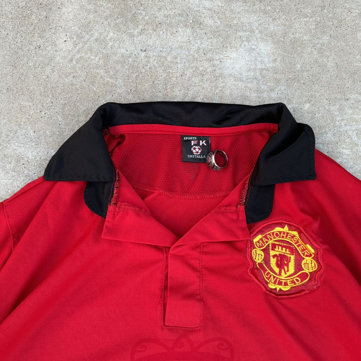Adidas × Nike Vintage Y2K Black And Red Manchester Soccer Jersey Kit XL Size US XL / EU 56 / 4 - 3 Thumbnail