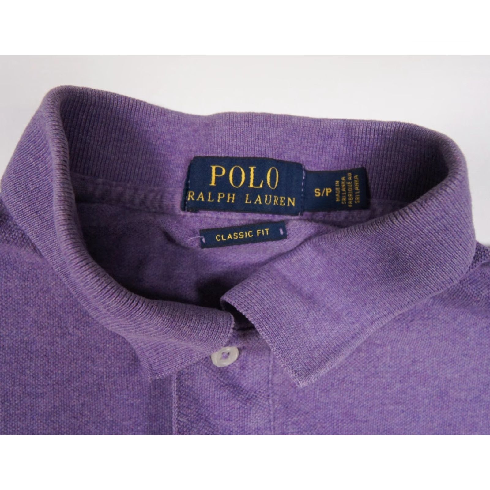 Polo Ralph Lauren VINTAGE Polo Ralph Lauren Shirt Mens Small Purple Collared Classic Fit Pony Preppy Adult Size US S / EU 44-46 / 1 - 7 Thumbnail