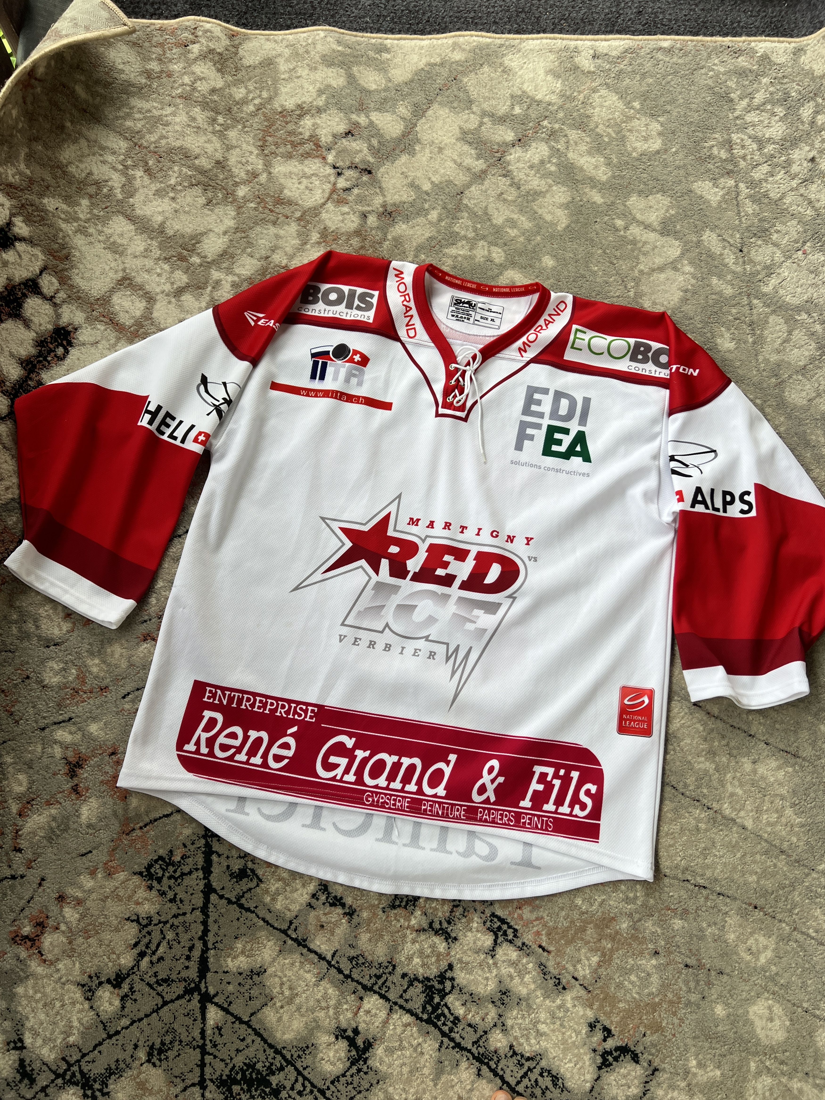 SW4U IITA Red Ice Knoepfli 27 Hockey Jersey