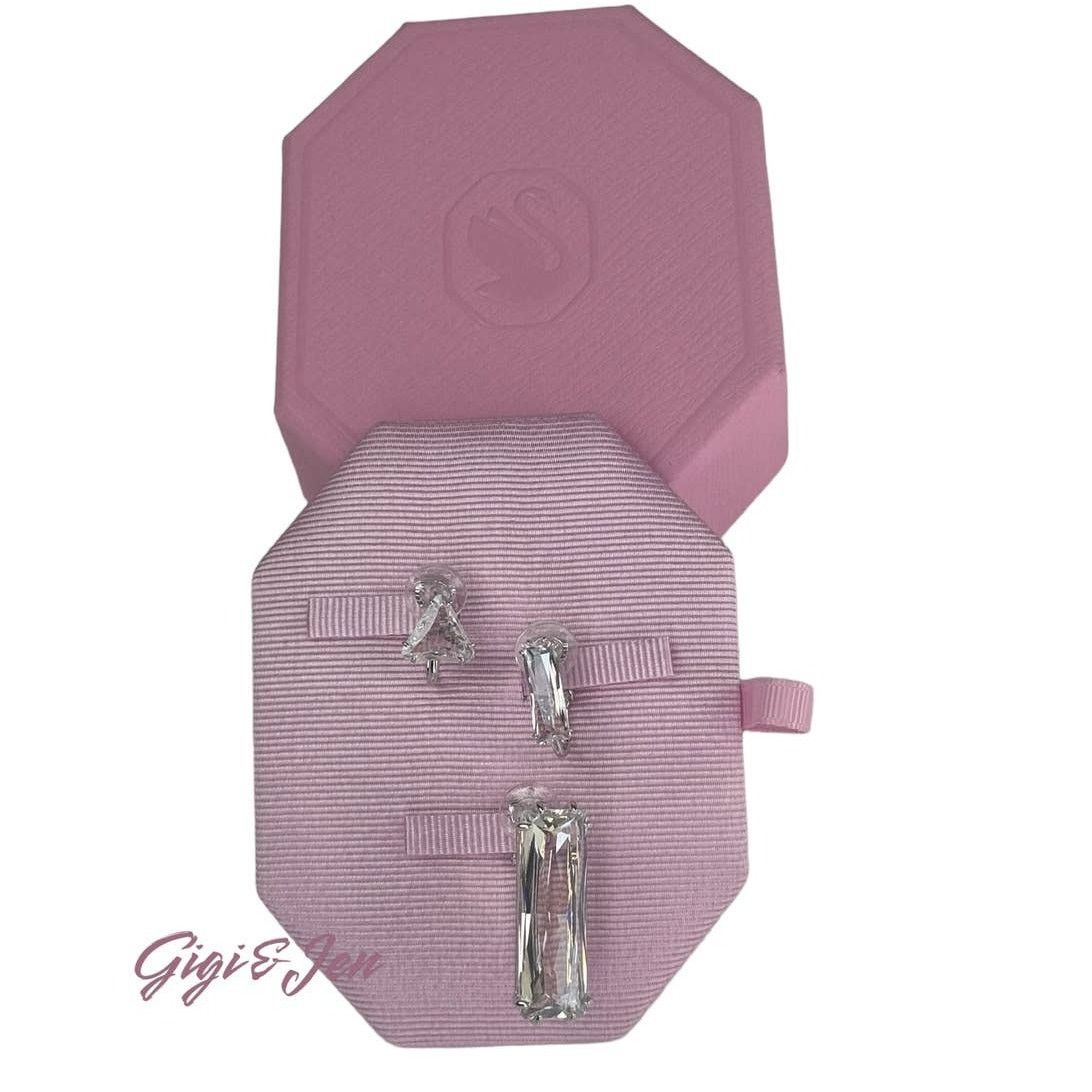 Swarovski Swarovski Mesmera clip earring Set (3), Asymmetrical Size ONE SIZE - 2 Thumbnail