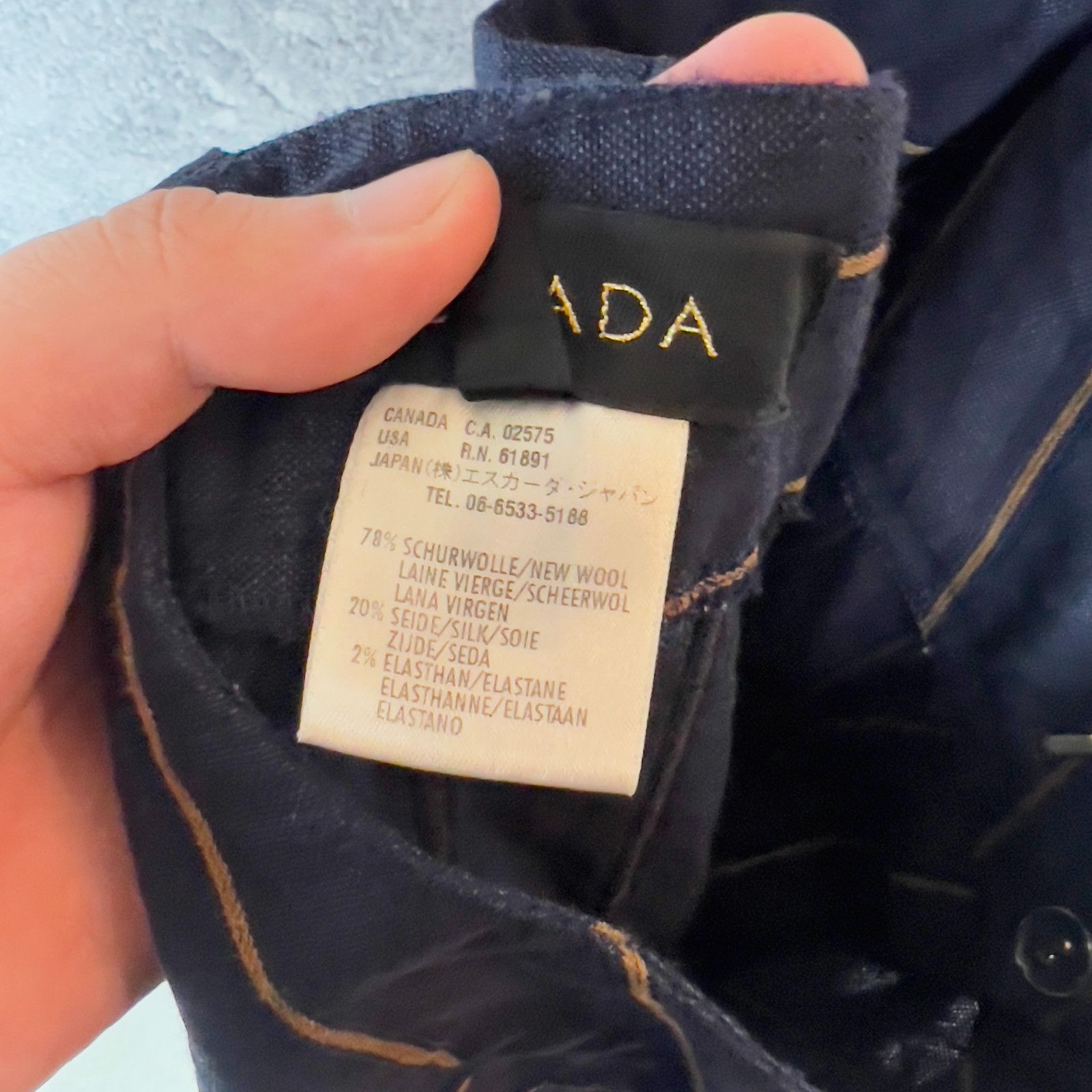 Escada Escada Women's Pants Size 44 Blue ` Size 30" / US 8 / IT 44 - 4 Thumbnail