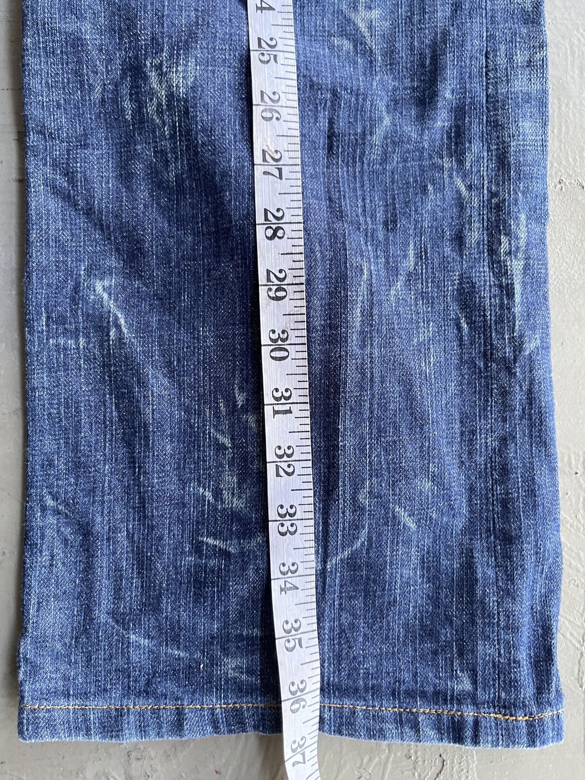 If Six Was Nine Flare Design BlueWay Jeans Made in Nippon Size US 32 / EU 48 - 10 Thumbnail
