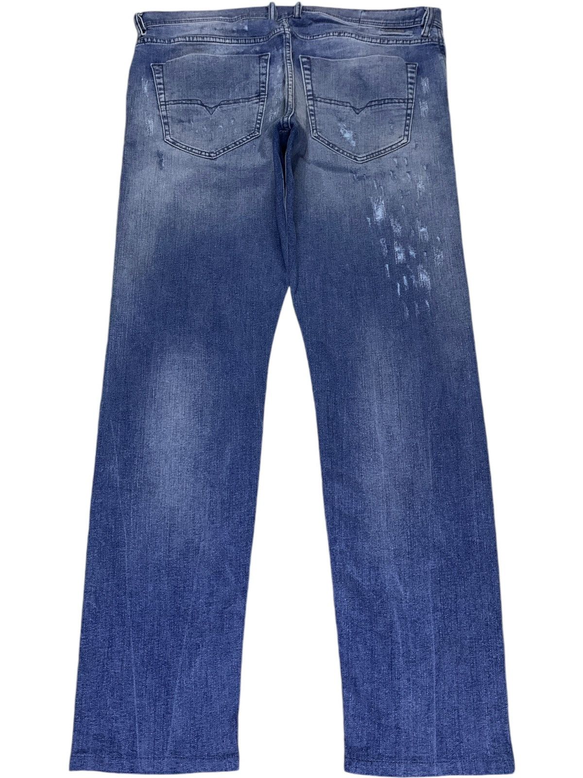 Diesel SALES🔥Vintage Diesel Patched Distressed Slim Fit Jeans Size US 35 - 2 Thumbnail