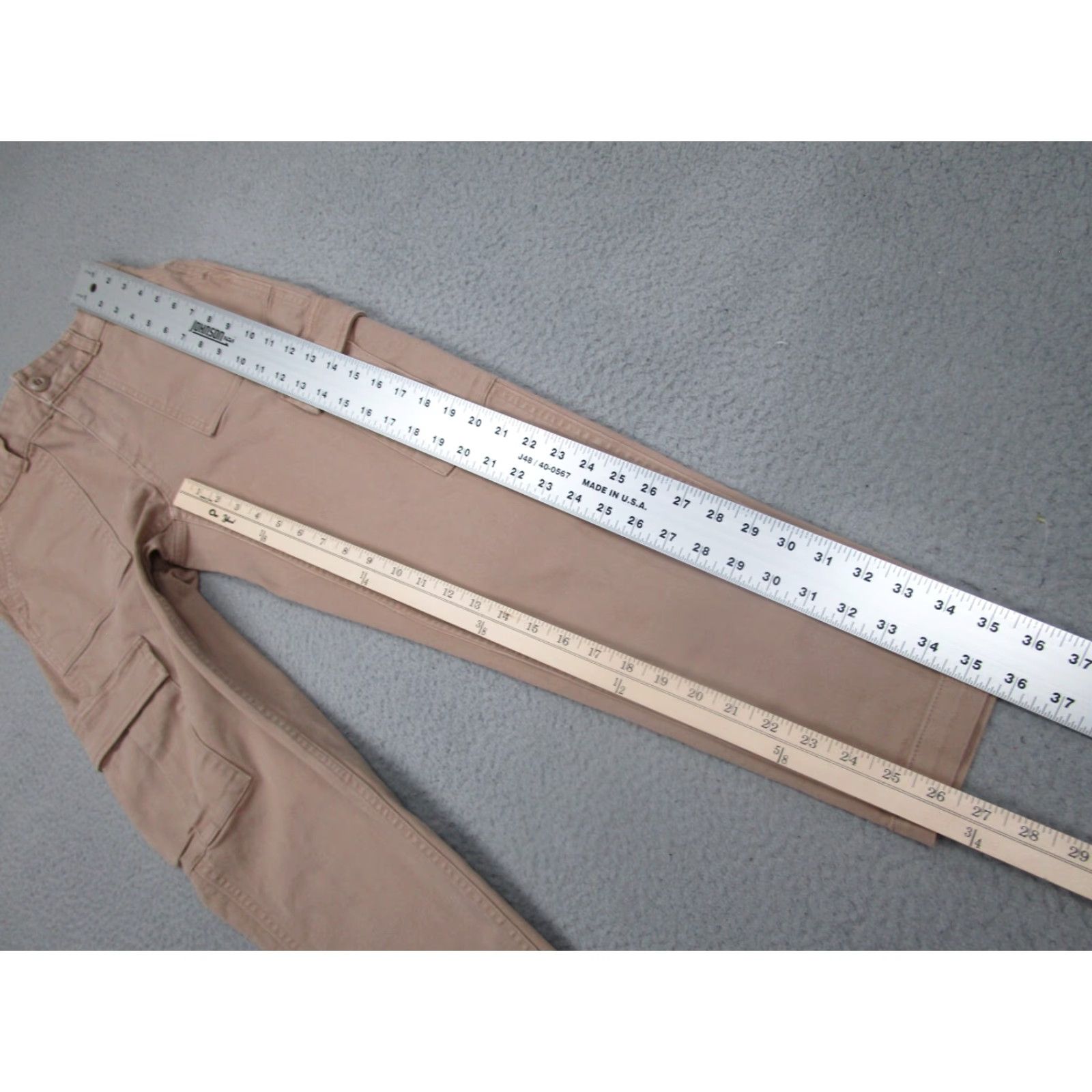 TNA Tna Women's Beige Cargo Chino Pants Size 25" / US 0 / IT 36 - 2 Thumbnail